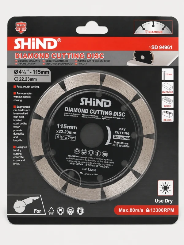 Shind Diamond Cutting Disc 115mm